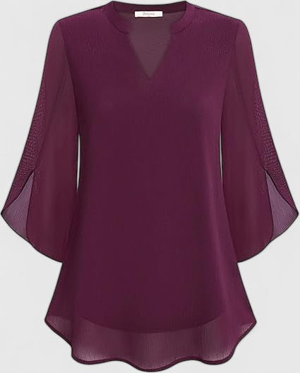 Estelle | Évasée Fluide Blouse