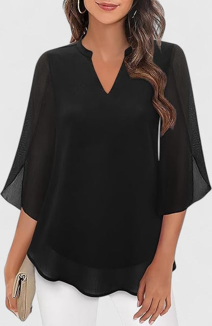 Estelle | Évasée Fluide Blouse