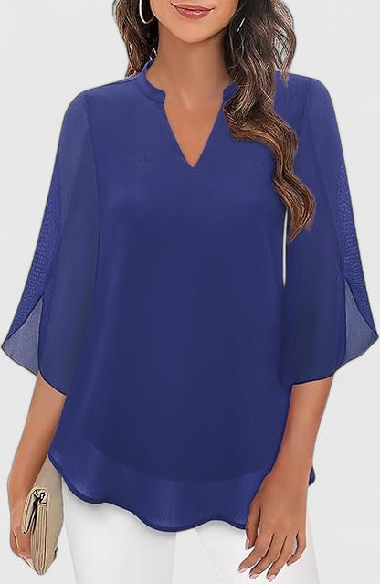 Estelle | Évasée Fluide Blouse