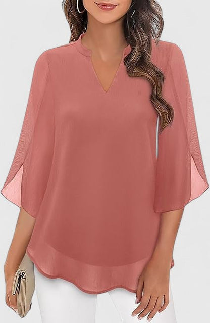 Estelle | Évasée Fluide Blouse