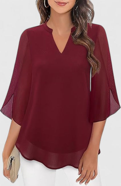 Estelle | Évasée Fluide Blouse