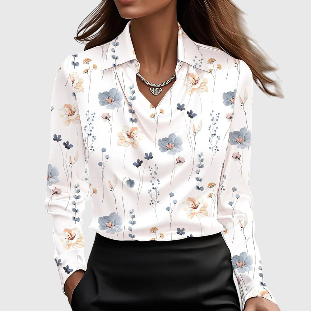 Sophia | Luxe Plissé Blouse