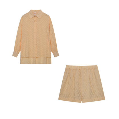 Élise | Ensemble Chemise et Short Fluide