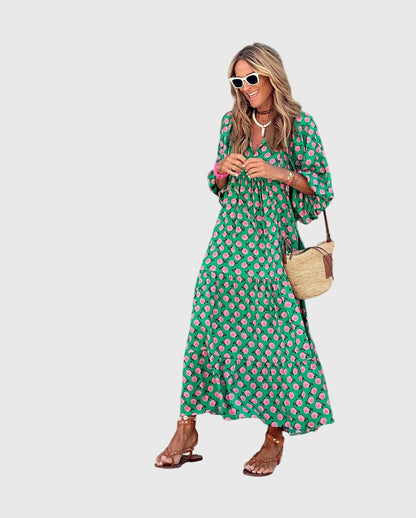 Luna | Bohème Robe Longue