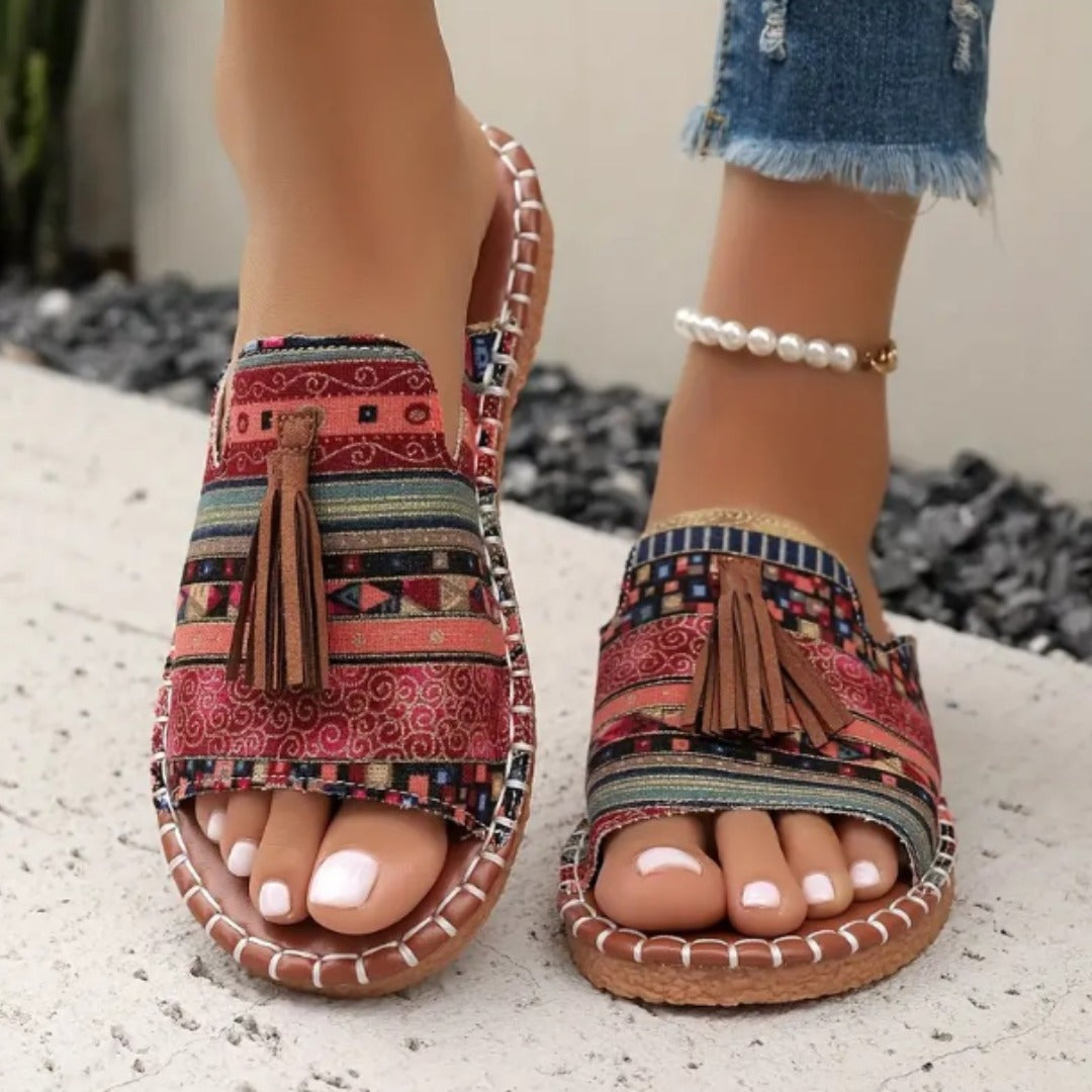 Isaure | Sandales Tissées Ergonomiques