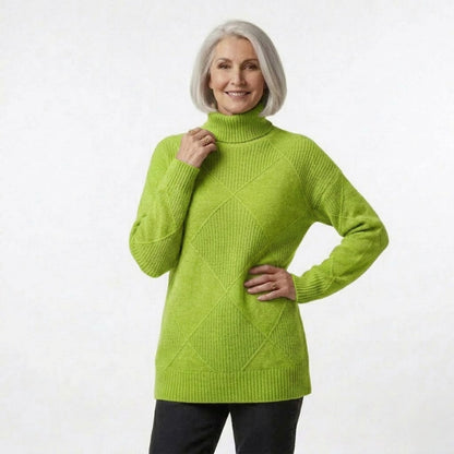 Helena | Texturé Col Roulé Pull