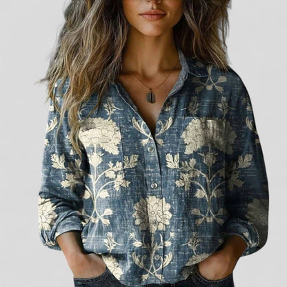 Luna | Gradient Button-Up Chemise