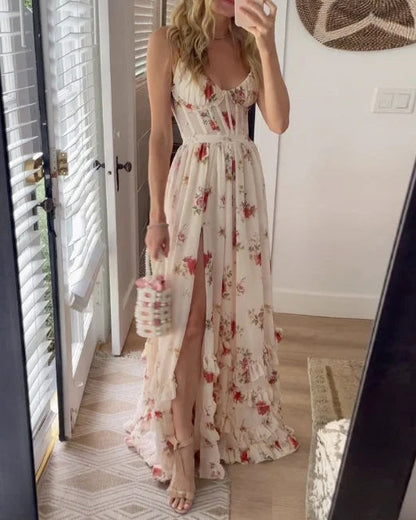 Manon | Robe Fleurie à Manches Légères