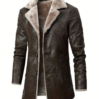 Timéo | Manteau Structuré en Cuir Doublé