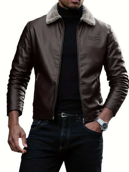 Eliott | Veste Aviateur Doublée Shearling