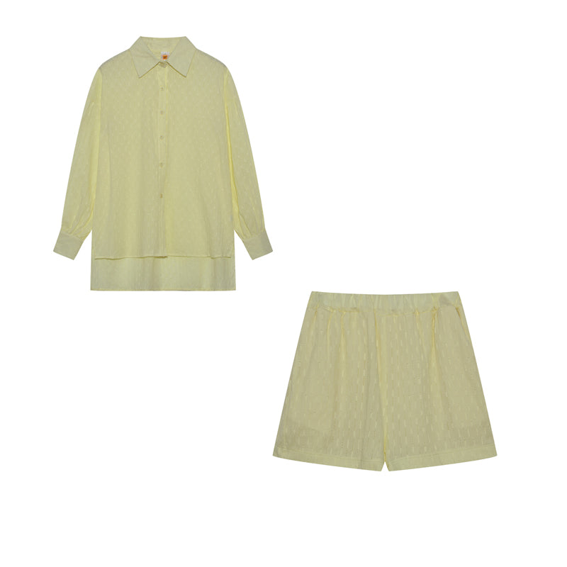 Élise | Ensemble Chemise et Short Fluide