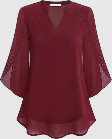 Estelle | Évasée Fluide Blouse