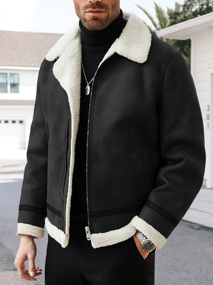 Brieuc | Blouson Aviateur Doublé Sherpa