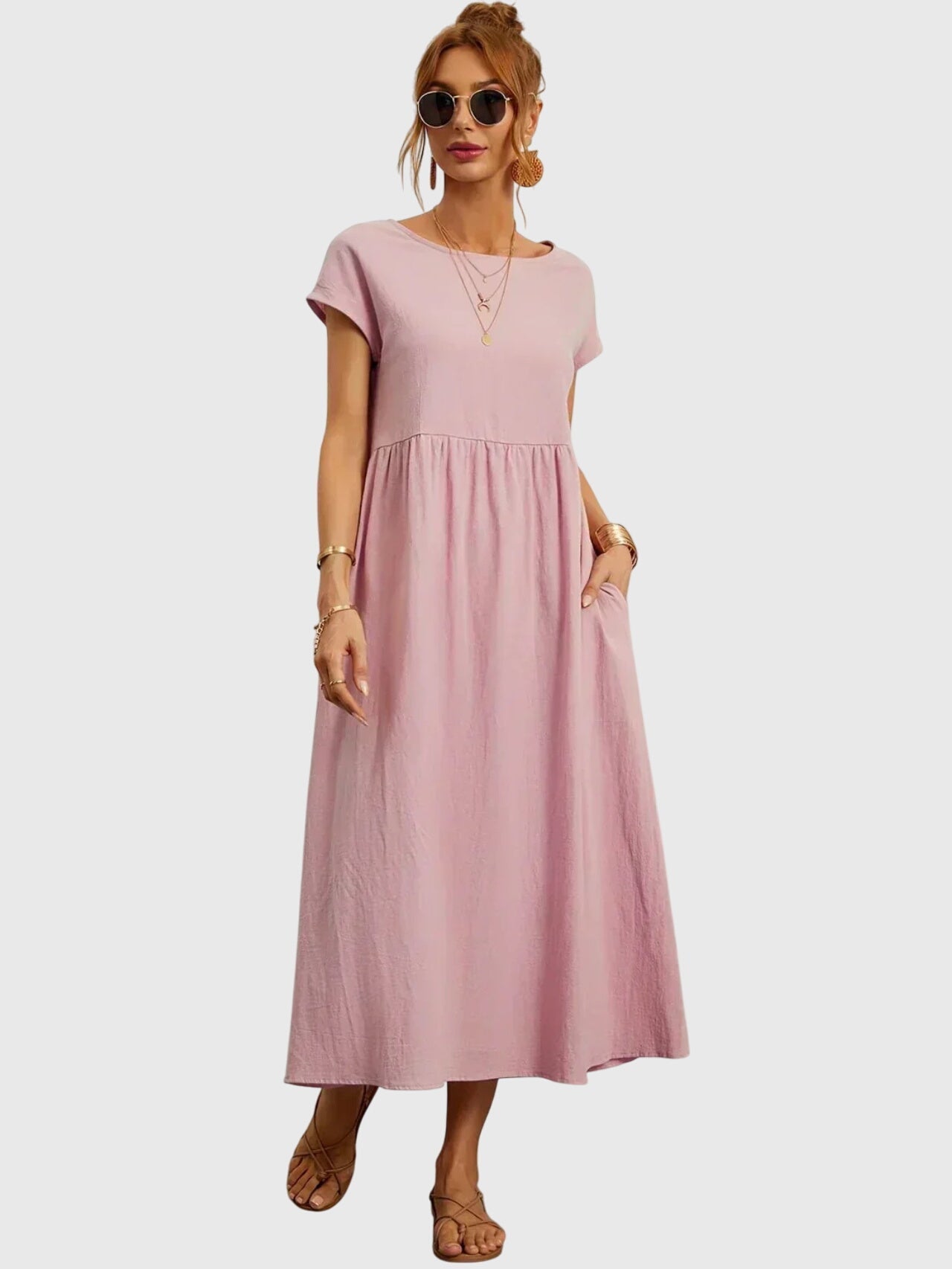 Luna | Décontracté Pocket Robe