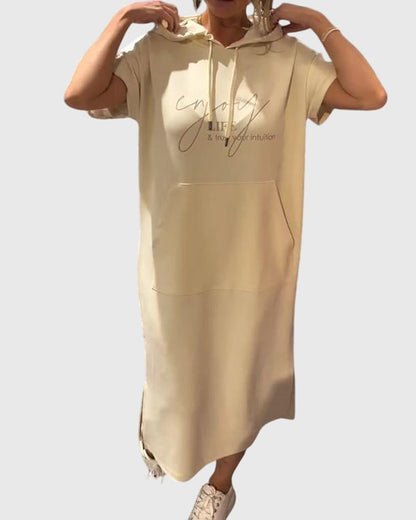 Maya | Décontracté Hoodie Robe