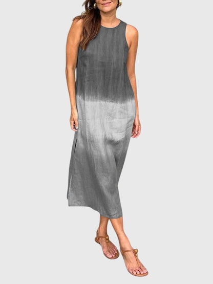 Vivienne | Gradient Print Robe Mi-Longue