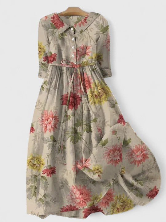 Amélie | Robe Mi-Longue Élégante