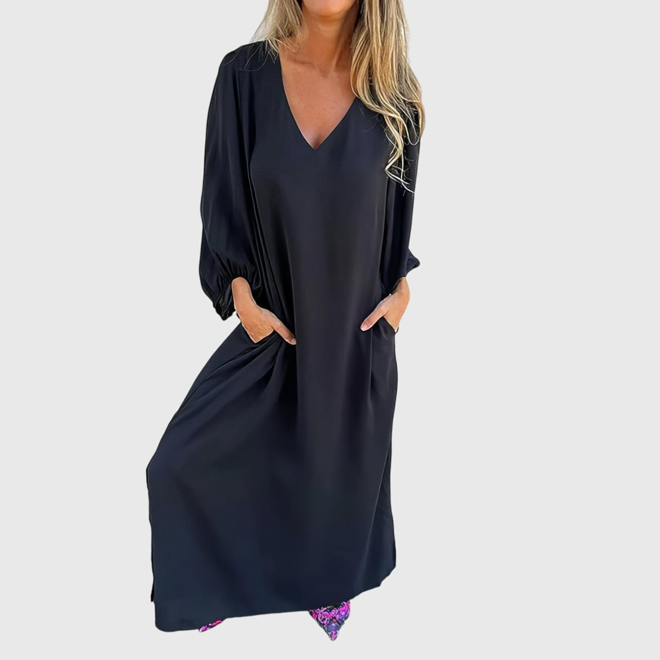Freya | Side-Slit Bohème Robe
