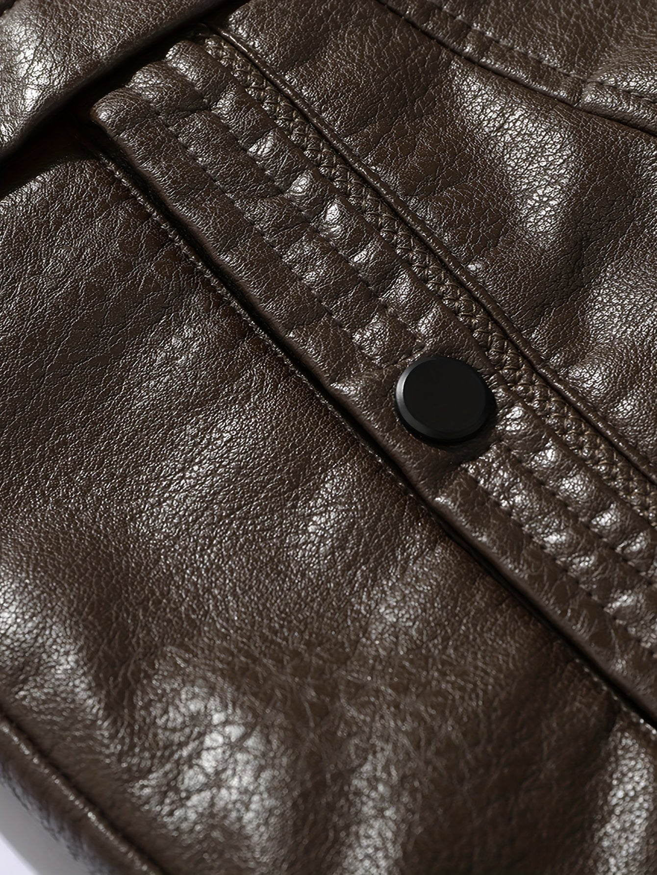Timéo | Manteau Structuré en Cuir Doublé