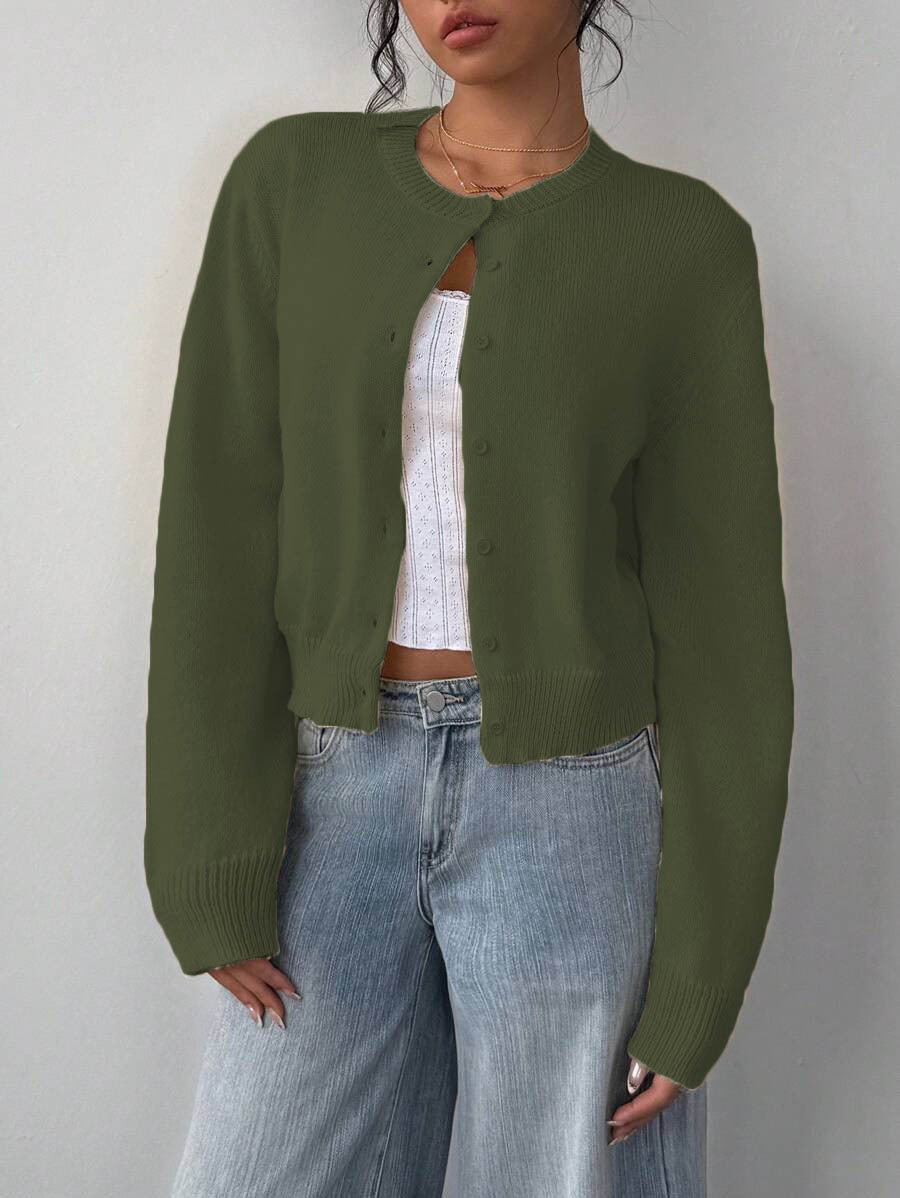 Léa | Maille Côtelée Cardigan