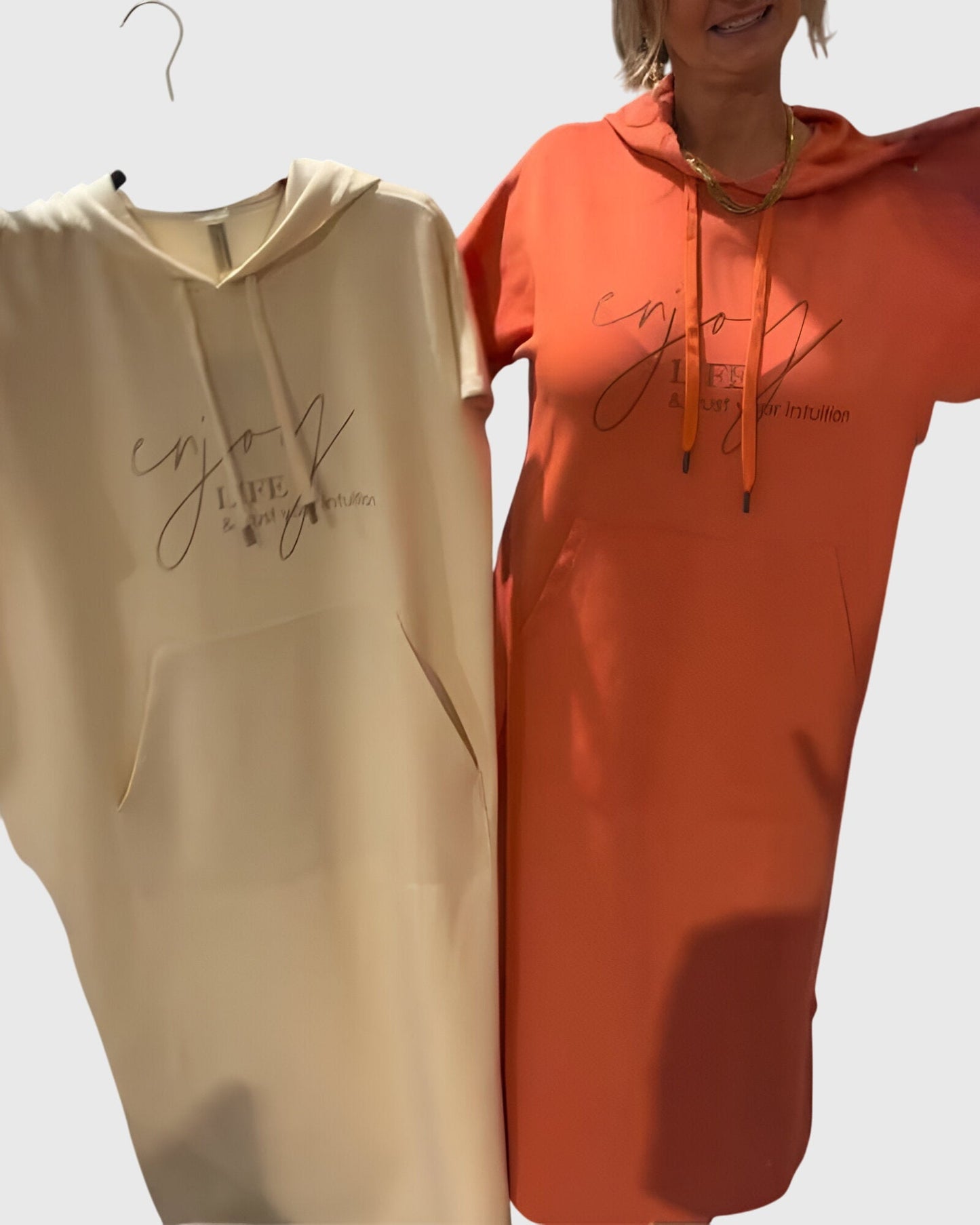 Maya | Décontracté Hoodie Robe