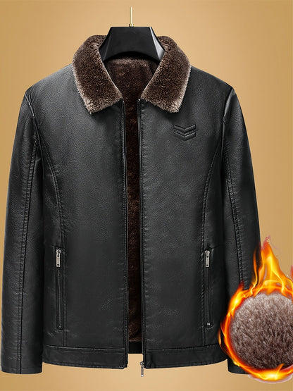 Loïc | Veste Biker Moderne en Cuir Synthétique