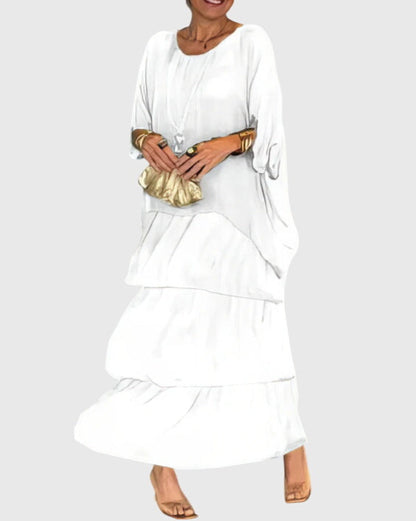 Anastasia | Long Fluide Robe Longue