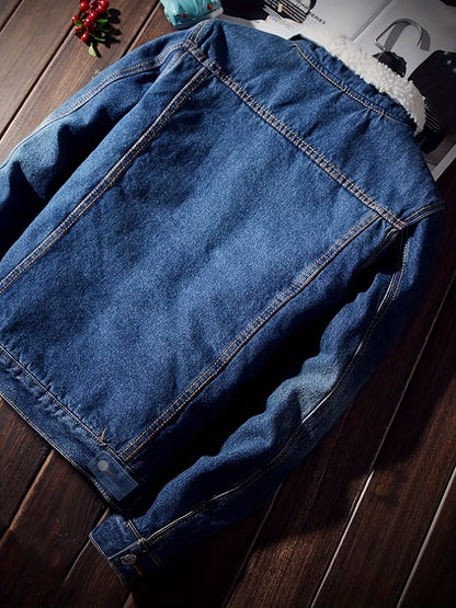 Apolline | Veste Denim Doublée Sherpa