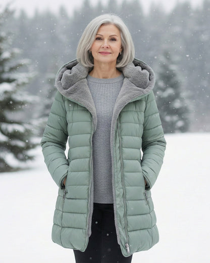 Léa | Manteau Matelassé Doublé Polaire