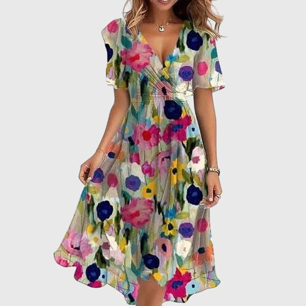 Seraphina | Portefeuille Robe Mi-Longue