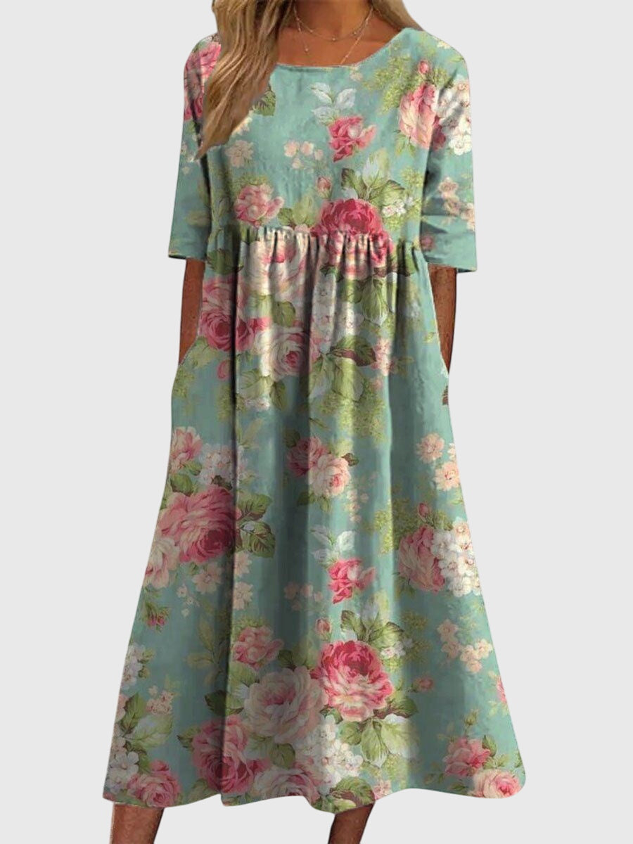 Aria | Brodé Robe Mi-Longue
