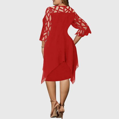 Valentina | Minimaliste Robe Mi-Longue