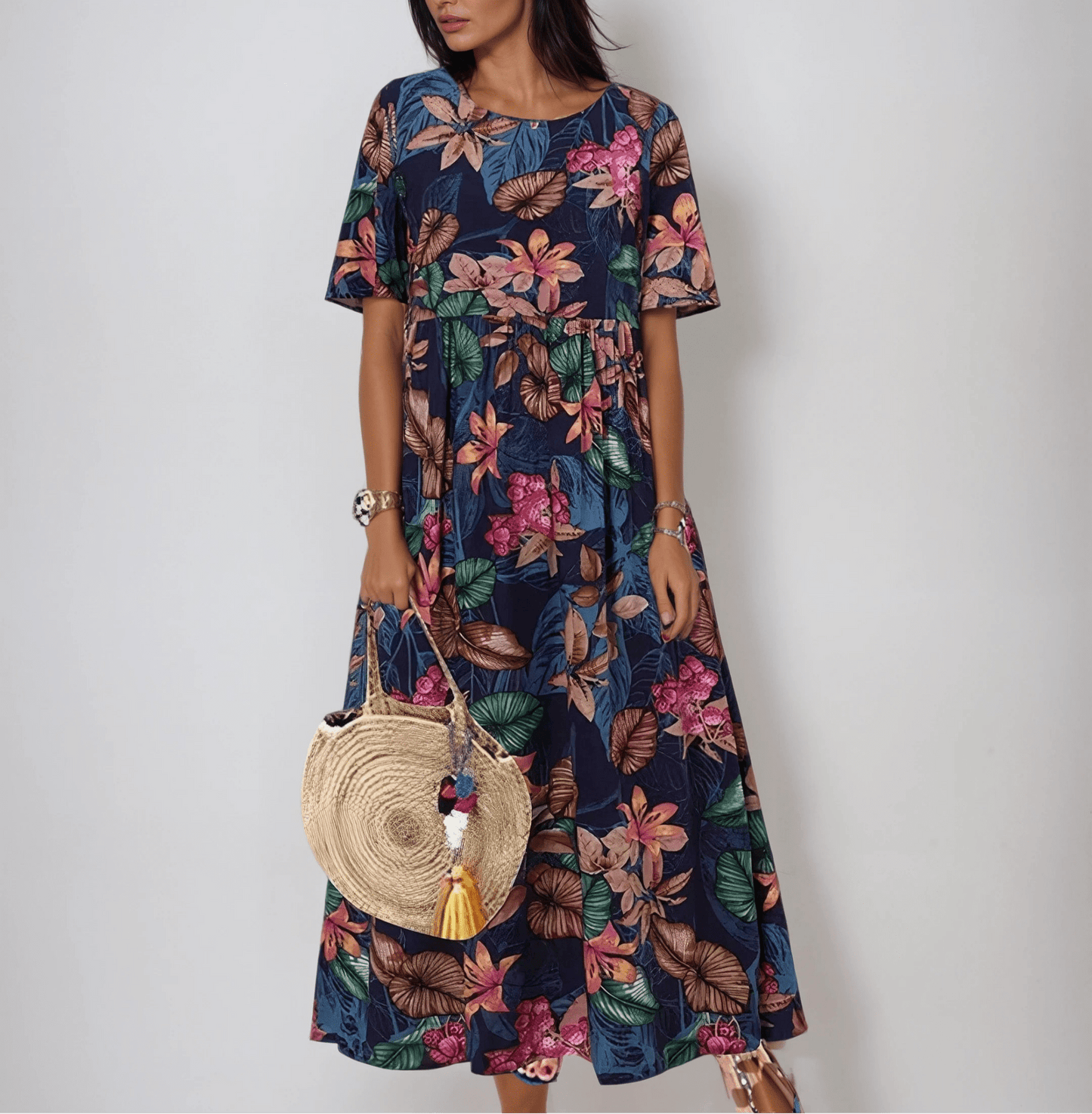 Isabella | Gracieux Floral Été Robe