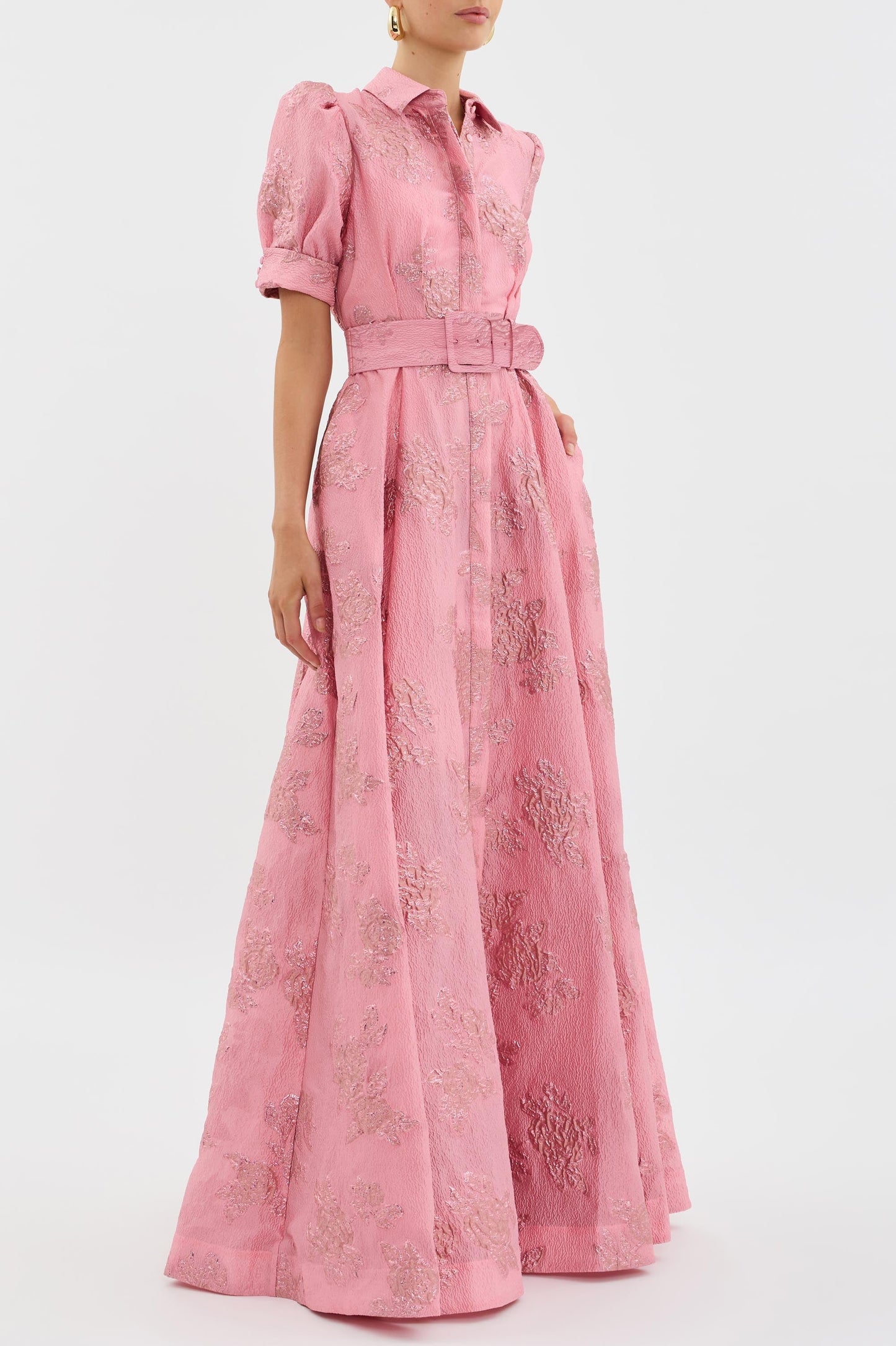 Isabella | Puff Sleeve Robe Courte