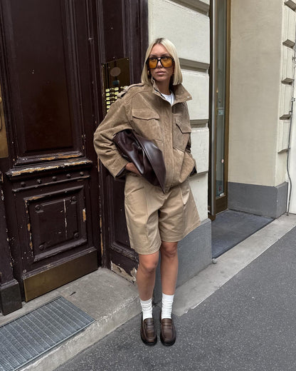 Amélie | Daim Vintage Veste