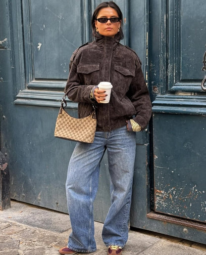 Amélie | Daim Vintage Veste