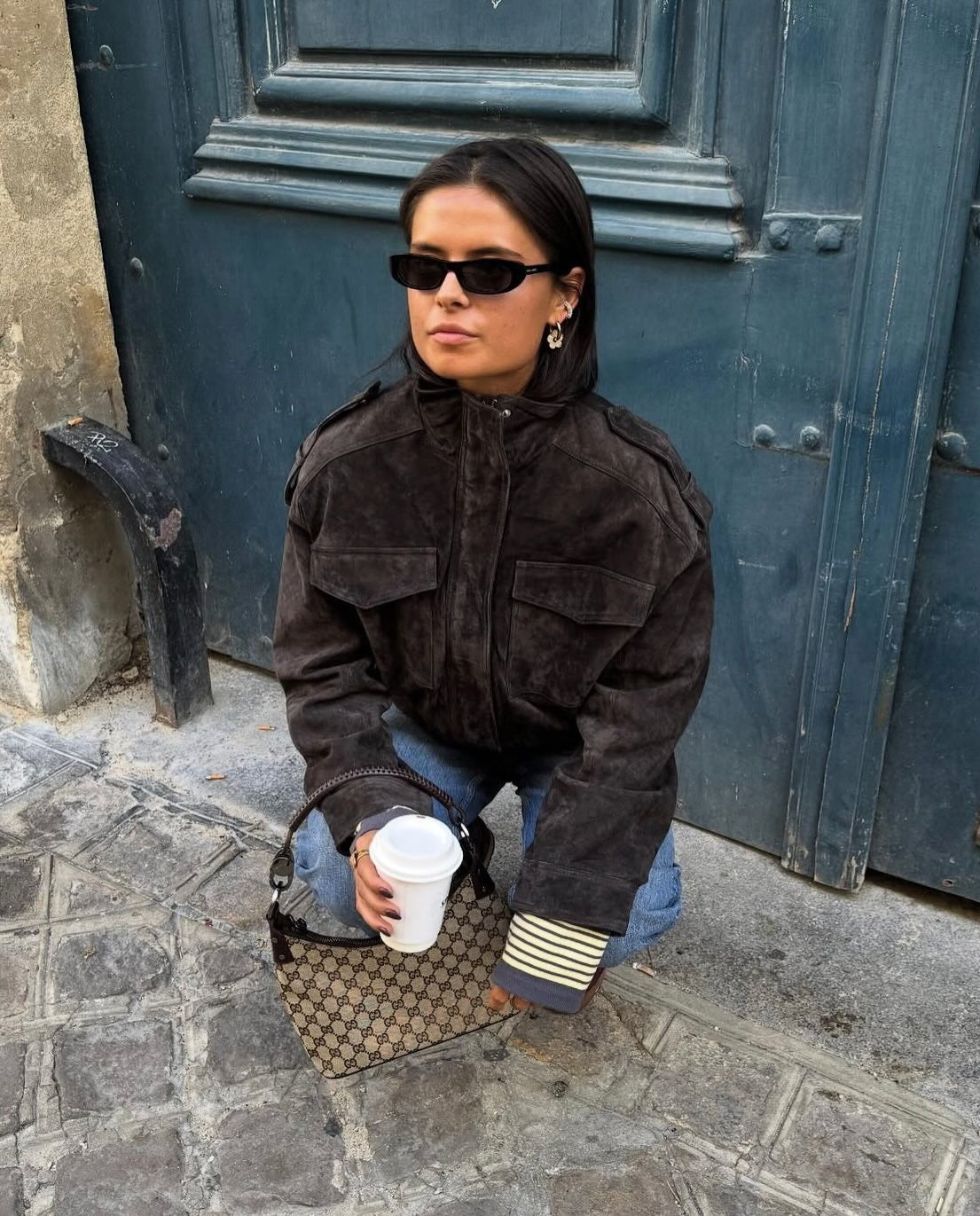 Amélie | Daim Vintage Veste