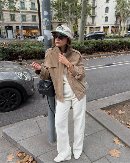 Amélie | Daim Vintage Veste