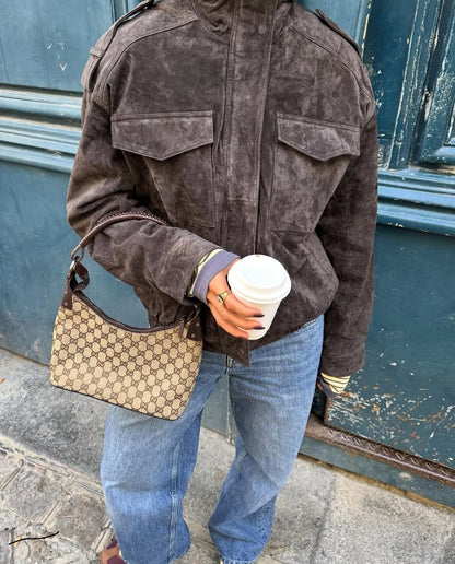 Amélie | Daim Vintage Veste