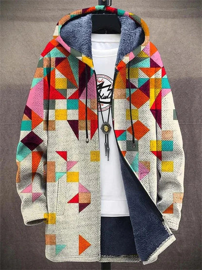 Élodie | Veste à Capuche Artistique Zippée