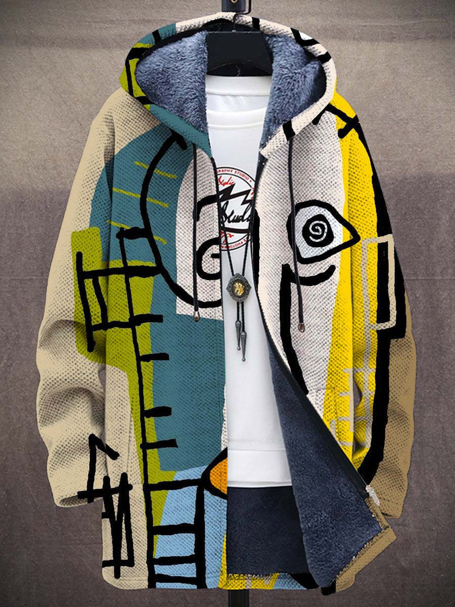 Aurore | Veste à Capuche Artistique Zippée