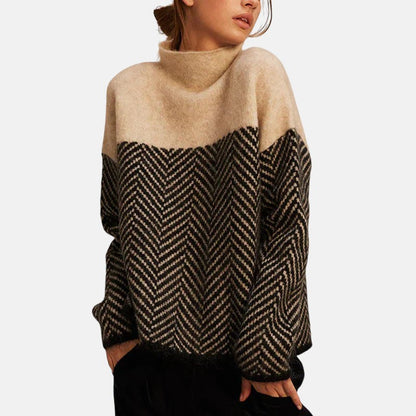 Aria | Chevrons Maille Pull