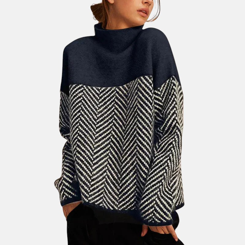 Aria | Chevrons Maille Pull