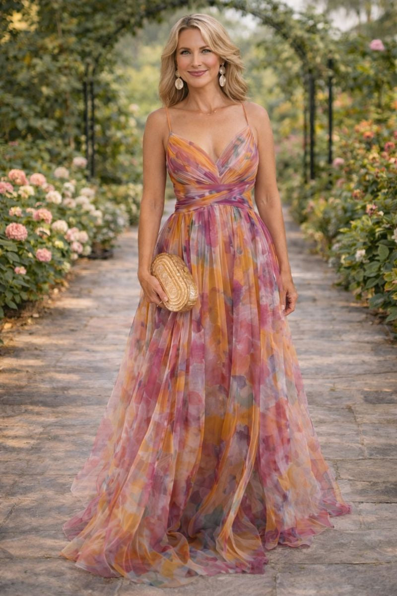 Amélie | Robe Longue Florale Croisée