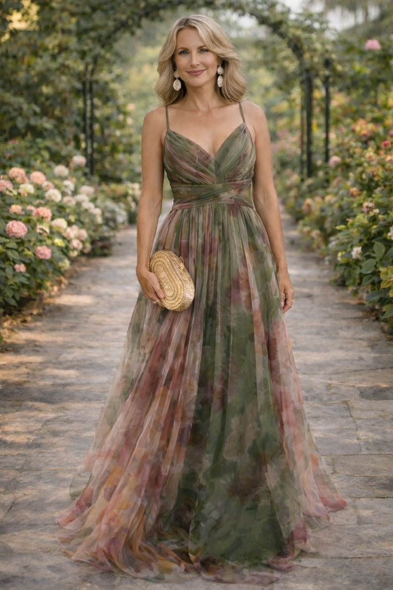 Amélie | Robe Longue Florale Croisée