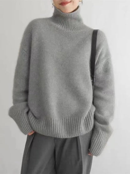 Isabella | Cashmere Col Roulé Pull