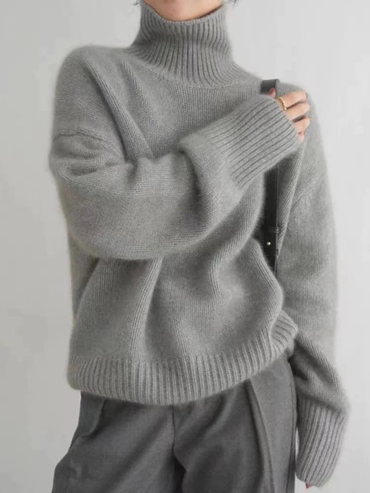 Isabella | Cashmere Col Roulé Pull
