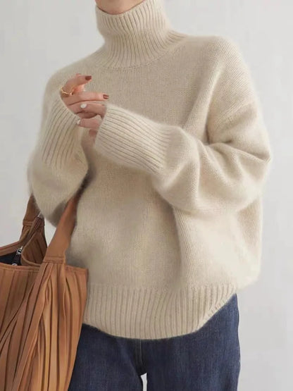 Isabella | Cashmere Col Roulé Pull