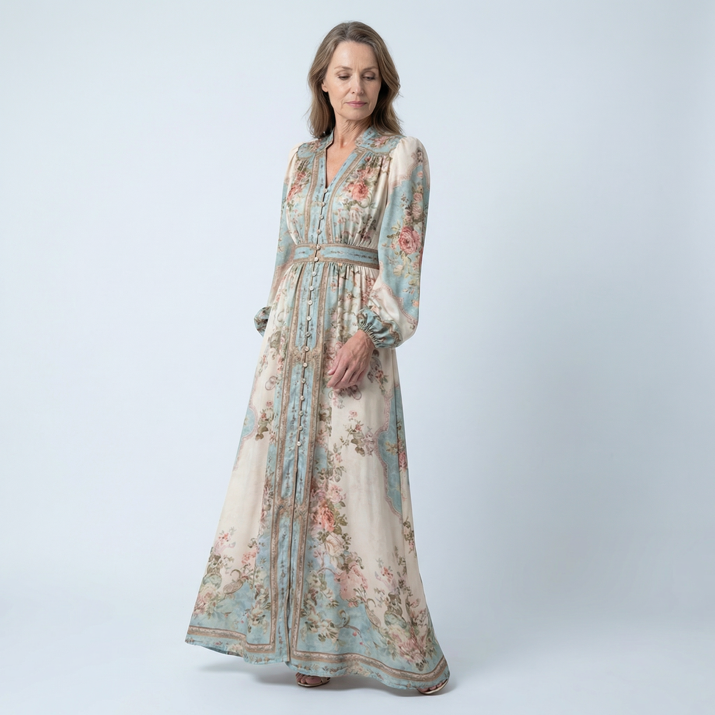 Margot | Robe Maxi Fleurie