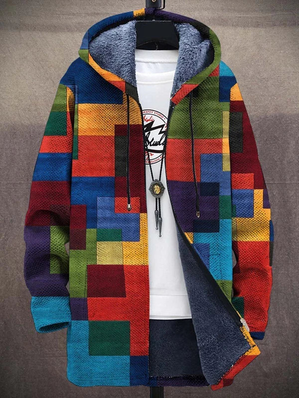 Léa | Veste à Capuche Zippée Artistique